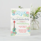 アロハルアウ（ハワイ式宴会）熱帯フローラ卒業パーティー 招待状 (スタンド正面)