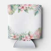 アロハルアウ(ハワイ式宴会)熱帯成人誕生日 缶クーラー (裏面)