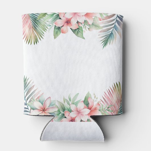 アロハルアウ（ハワイ式宴会）熱帯成人誕生日 缶クーラー (裏面)