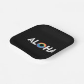 アロハレインボーアイランドハワイプライドLGBTQ ペーパープレート (傾斜あり)