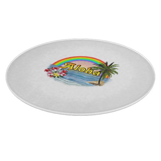 アロハレインボー カッティングボード (角)