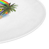 アロハレインボー カッティングボード (角)