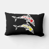 アロハワイアイランドドルフィン ランバークッション (裏面)