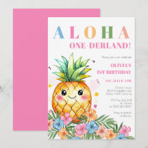アロハワンダーランドトロピカルパイナップル1歳の誕生日