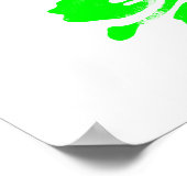 アロハヴィンテージポスタカラフルーハワイアン花 ポスター (角)