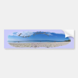 アロハ住んで下さい! バンパーステッカー