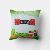 アロハ化粧枕 クッション (裏面)