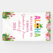 アロハ卒業ルアウ(ハワイ式宴会)クラスOf 2024 横断幕 (横)