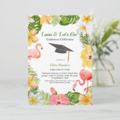 アロハ卒業証書!熱帯性卒業プールパーティー 招待状 (スタンド正面)