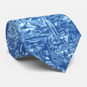 アロハ印刷されるハワイの景色の両面 ネクタイ (ロール)