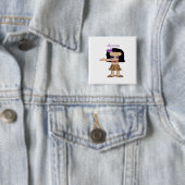 アロハ女の子 缶バッジ (インサイチュ)