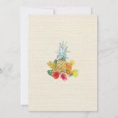 アロハ引っ越し祝いパーティールアウ(ハワイ式宴会)ティキニューホーム招待状 招待状 (裏面)