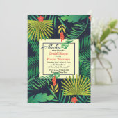 アロハ招待状トロピカルブライダルシャワー 招待状 (スタンド正面)