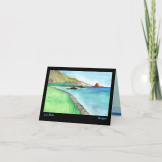 アロハ挨拶状、南マウイの絵画は住んでいます カード