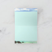 アロハ挨拶状、南マウイの絵画は住んでいます カード (内部)