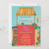 アロハ新居祝いチキパーティー招待状 招待状 (正面)