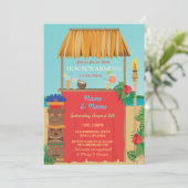 アロハ新居祝いチキパーティー招待状 招待状 (スタンド正面)