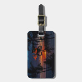 アロハ日没 ラゲッジタグ (正面縦)