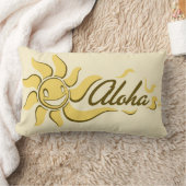 アロハ枕 ランバークッション (ブランケット)