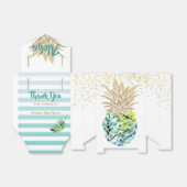 アロハ水彩熱帯パイナップルビーフボックス フェイバーボックス (折り畳みなし)