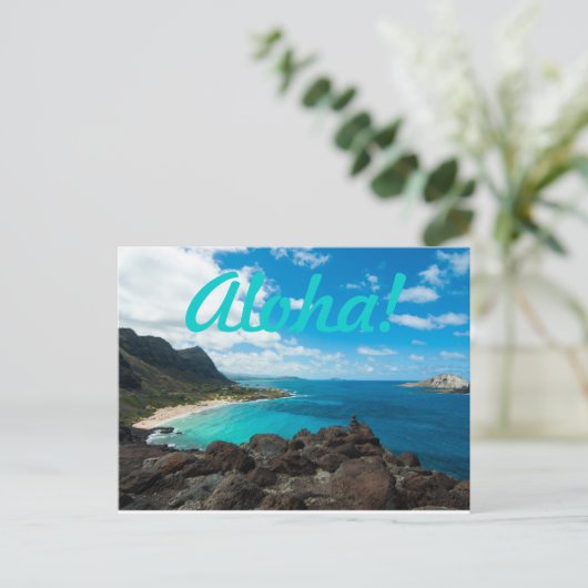 アロハ海 ポストカード (スタンド正面)