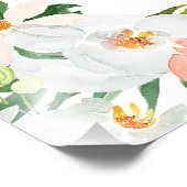 アロハ熱帯の赤ちゃんシャワー歓迎サイン フォトプリント            (角)