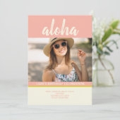 アロハ熱帯パイナップル写真 招待状 (スタンド正面)