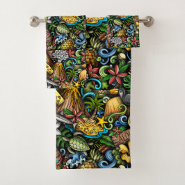 アロハ熱帯 バスタオルセット