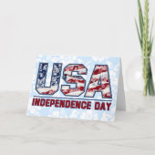 アロハ米国のハワイの花の挨拶状 カード (正面)