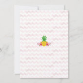 アロハ誕生日招待状 招待状 (裏面)