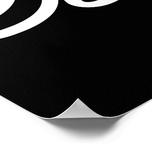 アロハ釈迦手つるルーズサイン ポスター (角)