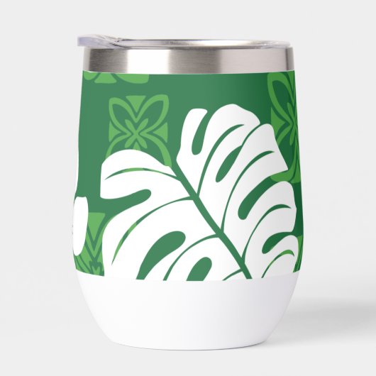 アロハ金曜日模様（緑） (右面)