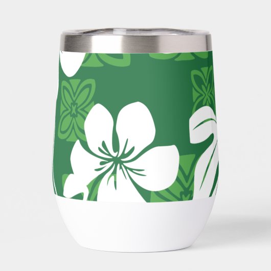 アロハ金曜日模様（緑） (背面)