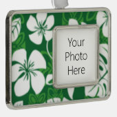 アロハ金曜日（緑） シルバープレートフレームオーナメント (右)