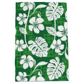 アロハ金曜日（緑） ミディアムペーパーバッグ (正面)