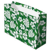 アロハ金曜日（緑） ラージペーパーバッグ (裏面アングル)