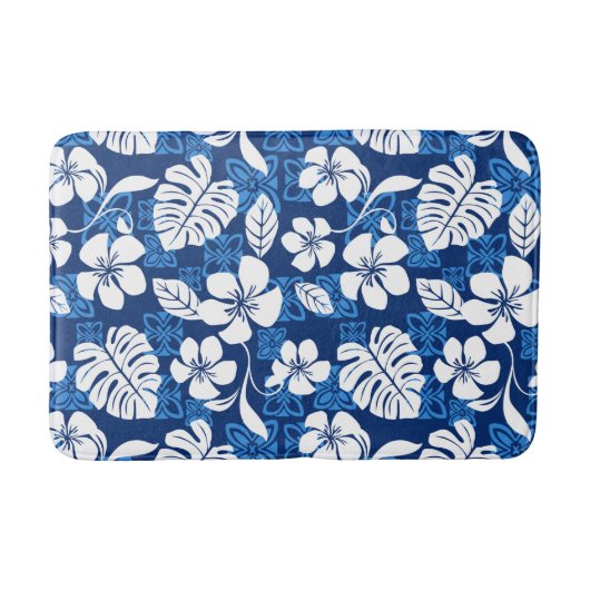 アロハ金曜日（青） バスマット (正面)