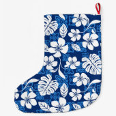 アロハ金曜日（青） ラージクリスマスストッキング (裏面)