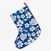 アロハ金曜日（青） ラージクリスマスストッキング (裏面 (吊り時))