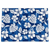 アロハ金曜日（青） ラージペーパーバッグ (正面)