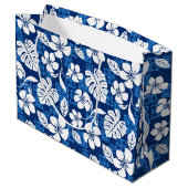 アロハ金曜日（青） ラージペーパーバッグ (裏面アングル)
