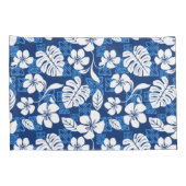 アロハ金曜日（青） 枕カバー (裏面-右)