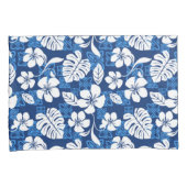 アロハ金曜日（青） 枕カバー (正面右)