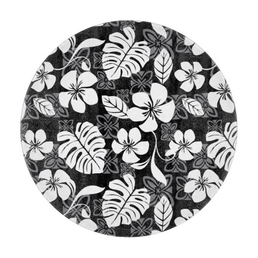 アロハ金曜日（黒） カッティングボード (正面)