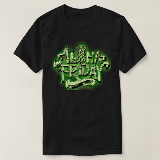 アロハ金曜日 Tシャツ (デザイン正面)