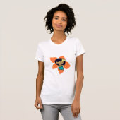 "アロハ黄色の蜂蜜"の女性ティー Tシャツ (正面フル)
