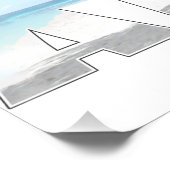 アロハ01光沢 ポスター (コーナー)