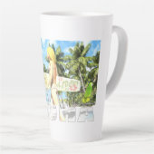 アロハ01 カフェラテマグ (右アングル)