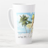 アロハ01 カフェラテマグ (左アングル)