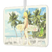 アロハ01 カーエアーフレッシュナー (左)